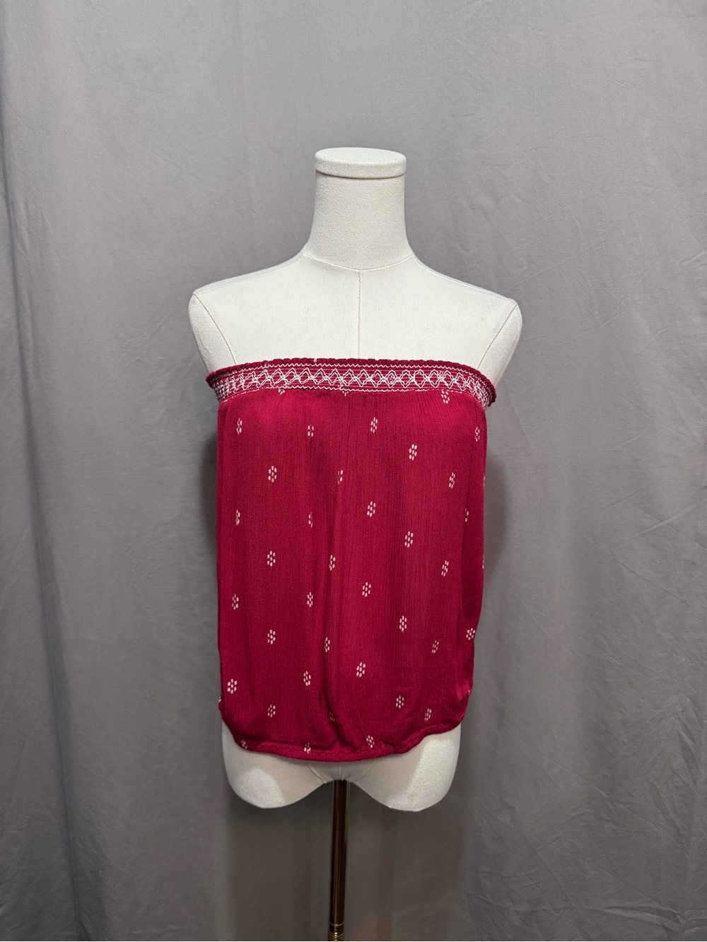 Free People Smocked Tube Top